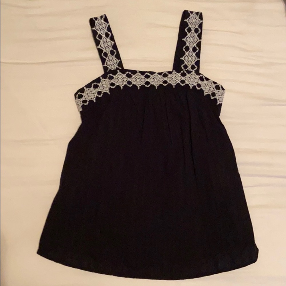 Black tank top